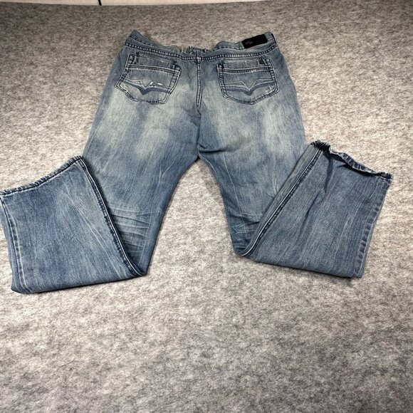 DO Denim Men's Distressed Vintage Jeans Size 36x32 - Picture 13 of 16